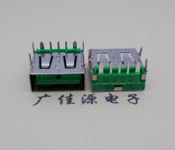 山东5A大电流 快充接口 USB5p绿胶芯 常规母座