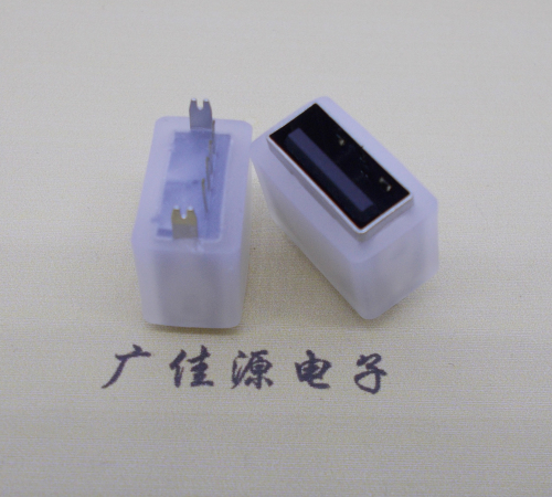 石家庄USB连接器接口 10.5MM防水立插母座 鱼叉脚
