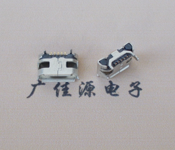 宁津Micro USB接口 usb母座 定义牛角7.2x4.8mm规格尺寸