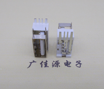 石家庄USB侧立式短体10.0尺寸 侧插加宽脚5A大电流插座