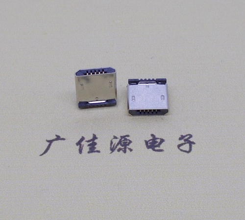 北京micro usb 5p公头 短体插板H=5.9立插